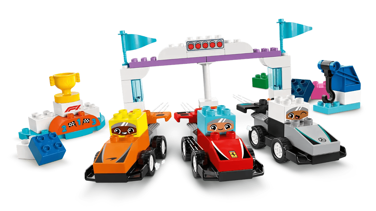 Lego 10445 Duplo F1 Team Race Cars & Drivers - CONSTRUCTION - LEGO/KNEX ETC - Beattys of Loughrea