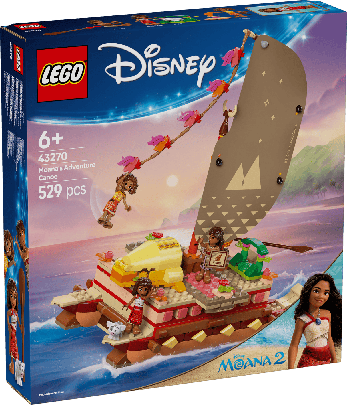 Lego 43270 Moana's Adventure Canoe - CONSTRUCTION - LEGO/KNEX ETC - Beattys of Loughrea