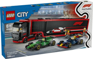 Lego 60445 F1 Truck with RB20 & AMR24 F1 Cars - CONSTRUCTION - LEGO/KNEX ETC - Beattys of Loughrea