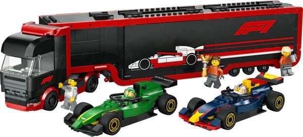 Lego 60445 F1 Truck with RB20 & AMR24 F1 Cars - CONSTRUCTION - LEGO/KNEX ETC - Beattys of Loughrea