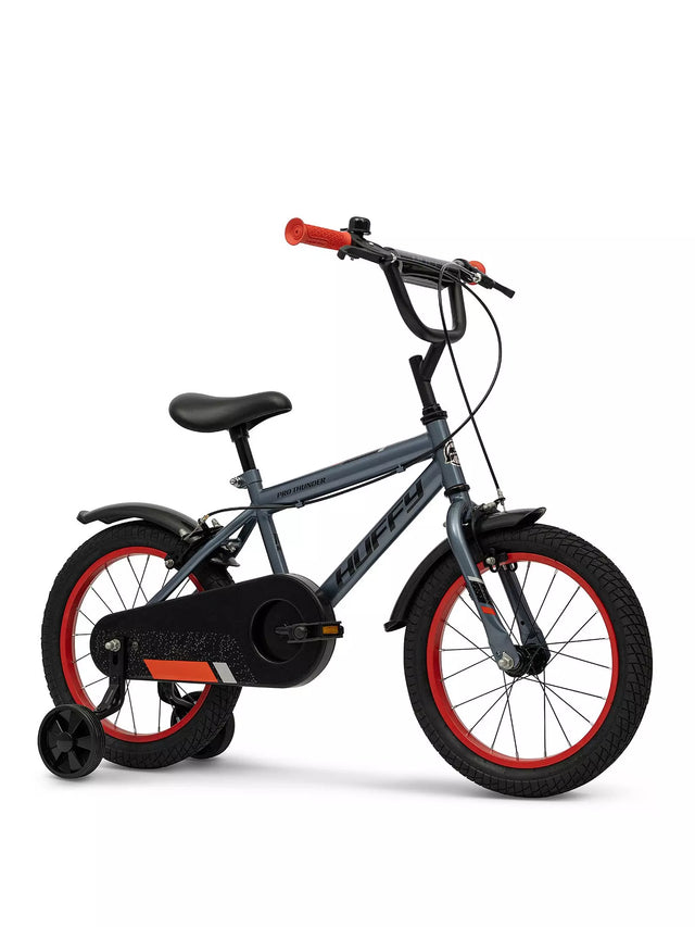 Huffy Pro Thunder 16" Bike - Charcoal - BIKES - FULL SIZE - Beattys of Loughrea