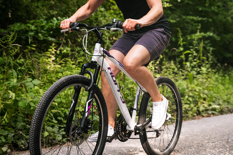 Huffy Extent 26" Hardtail Mountain Bike White/Purple - BIKES - FULL SIZE - Beattys of Loughrea