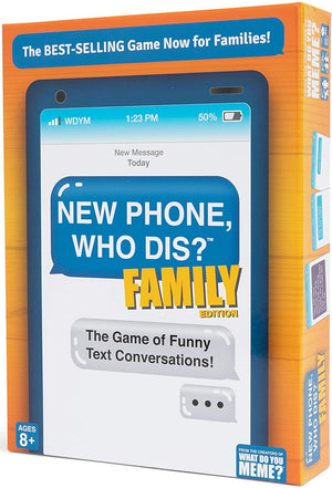 New Phone Who Dis? Family Edition - BOARD GAMES / DVD GAMES - Beattys of Loughrea