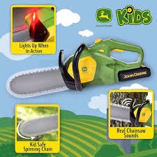 John Deere Motorised Toy Chainsaw - TOOLS/GUNS - Beattys of Loughrea