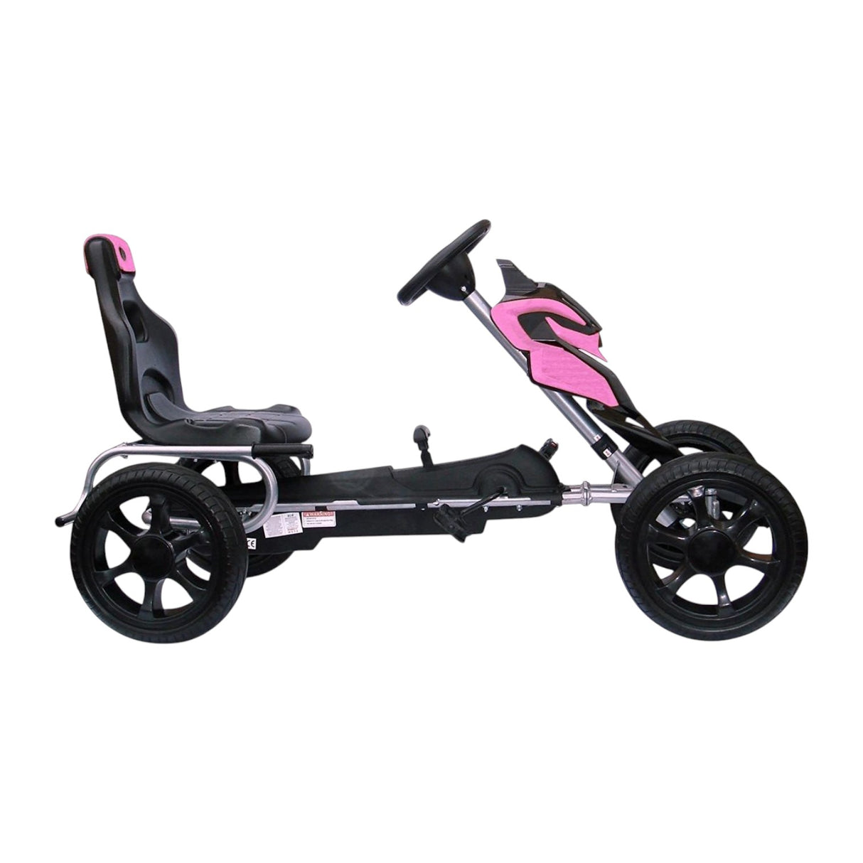 Thunder Eva Rubber Wheel Go Kart Pink