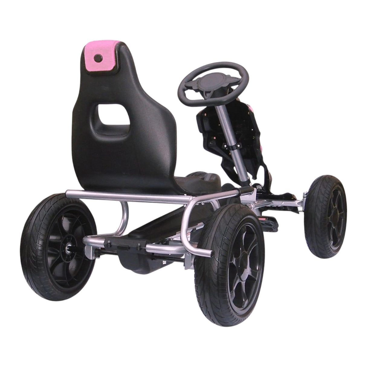 Thunder Eva Rubber Wheel Go Kart Pink