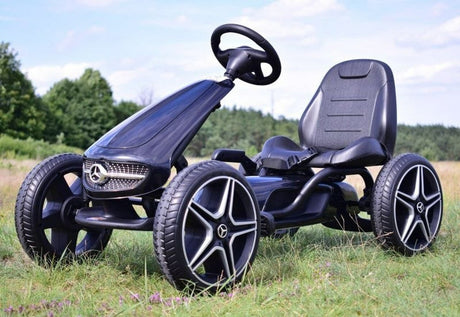 Mercedes Benz Stylish Go Kart (Black) - GO KART/SCOOTER/ROCKING HORSE - Beattys of Loughrea