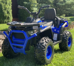 Desert Commander 24V Electric Ride On Quad - Blue - BATTERY OPERATED RIDE ONS - Beattys of Loughrea