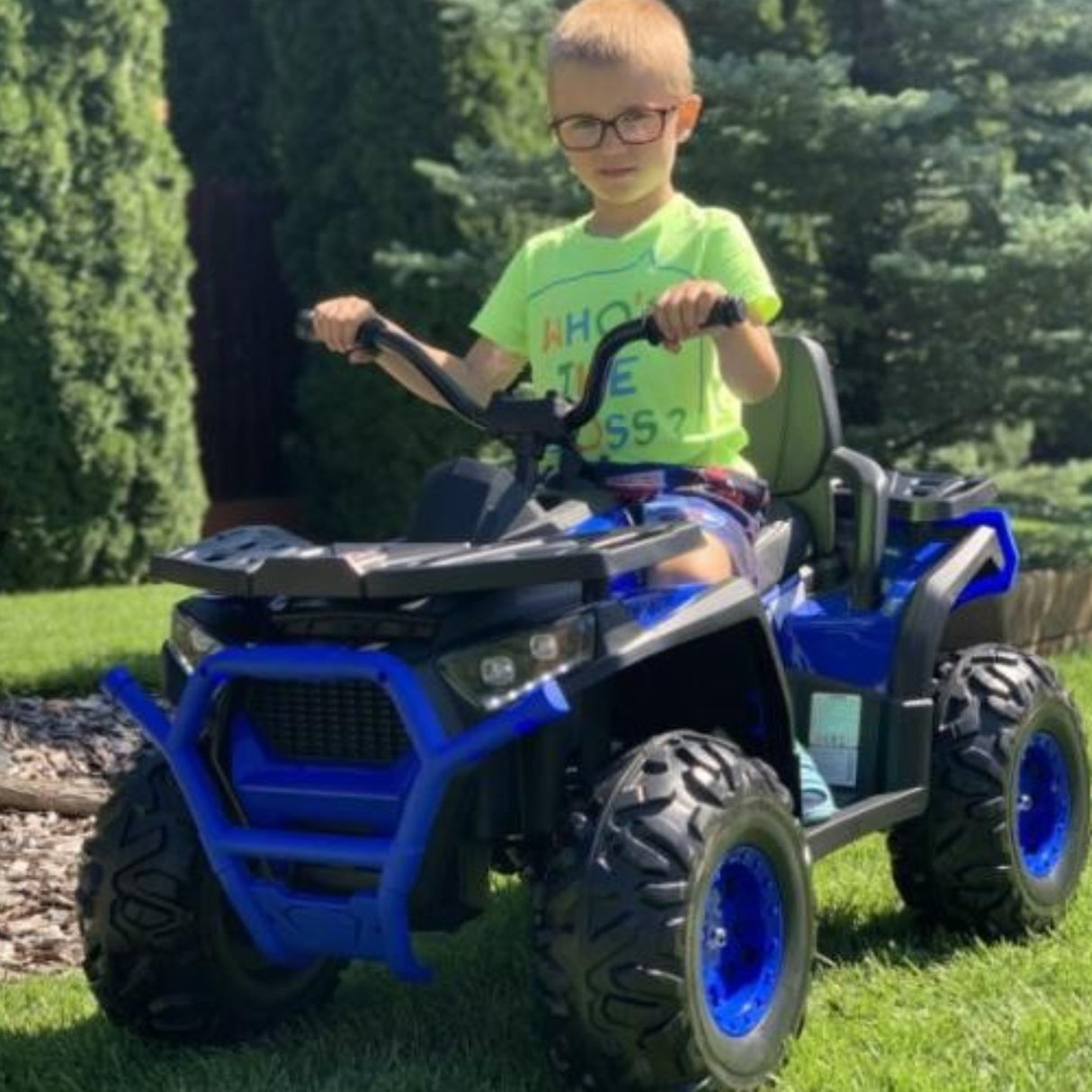 Desert Commander 24V Electric Ride On Quad Blue - BATTERY OPERATED RIDE ONS - Beattys of Loughrea
