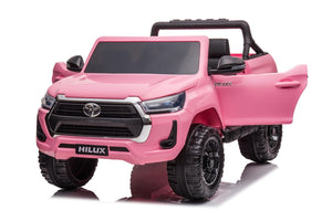 Toyota Hilux 12V Electric Ride On Jeep - Pink - BATTERY OPERATED RIDE ONS - Beattys of Loughrea
