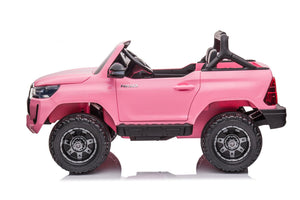 Toyota Hilux 12V Electric Ride On Jeep - Pink - BATTERY OPERATED RIDE ONS - Beattys of Loughrea