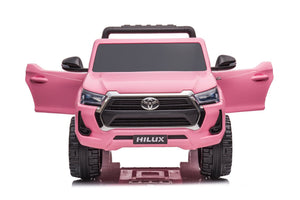 Toyota Hilux 12V Electric Ride On Jeep - Pink - BATTERY OPERATED RIDE ONS - Beattys of Loughrea
