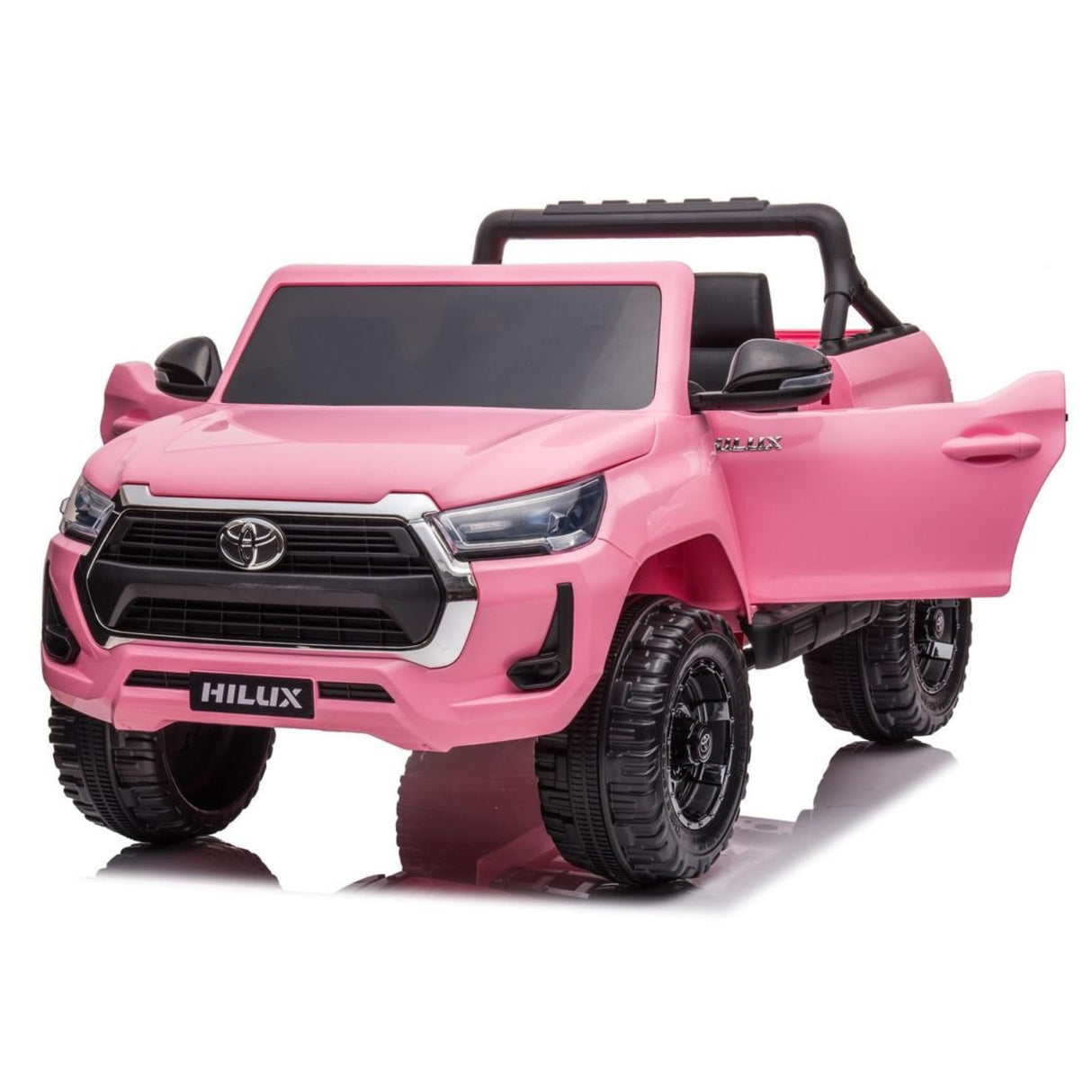 Toyota Hilux 12V Electric Ride On Jeep Pink - BATTERY OPERATED RIDE ONS - Beattys of Loughrea