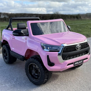 Toyota Hilux 12V Electric Ride On Jeep Pink - BATTERY OPERATED RIDE ONS - Beattys of Loughrea
