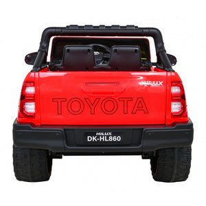 Toyota Hilux 12V Electric Ride On Jeep - Red - BATTERY OPERATED RIDE ONS - Beattys of Loughrea