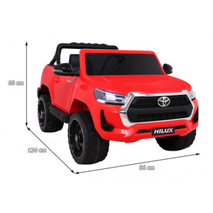 Toyota Hilux 12V Electric Ride On Jeep - Red - BATTERY OPERATED RIDE ONS - Beattys of Loughrea