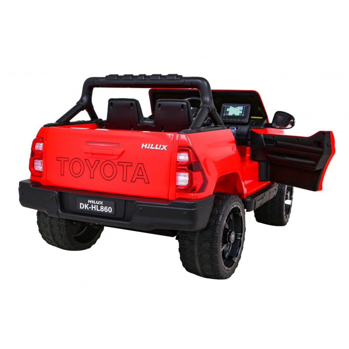 Toyota Hilux 12V Electric Ride On Jeep - Red - BATTERY OPERATED RIDE ONS - Beattys of Loughrea