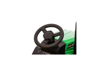 Turbo Harvest 12V Electric Ride On Tractor with Trailer Green - BATTERY OPERATED RIDE ONS - Beattys of Loughrea