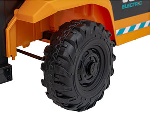 JCB Forklift 12V Electric Ride On Tractor - Yellow - Beattys of Loughrea | www.beattys.ie