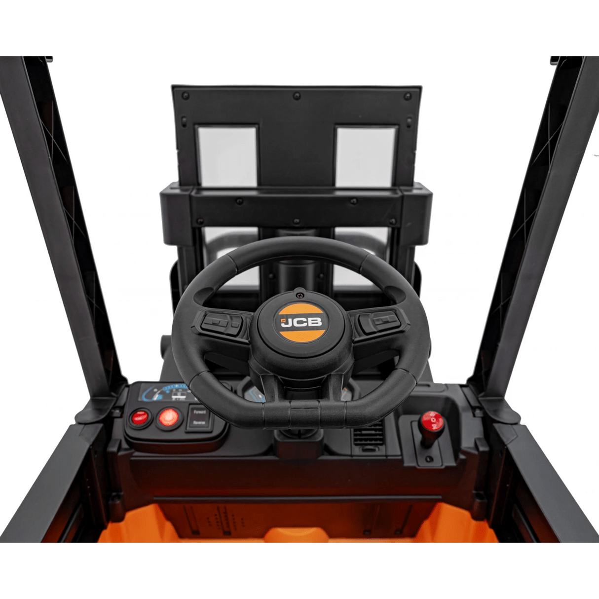 JCB Forklift 12V Electric Ride On Tractor - Yellow - Beattys of Loughrea | www.beattys.ie