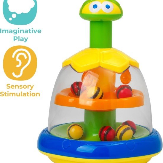 Play Tots Busy Bees Spinning Top - BABY TOYS - Beattys of Loughrea