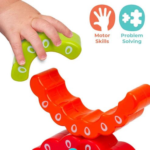 Play Tots Rainbow Peacock Stacker - BABY TOYS - Beattys of Loughrea