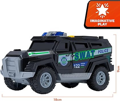 Motor Zone 18cm Police SWAT Vehicle - CARS/GARAGE/TRAINS - Beattys of Loughrea