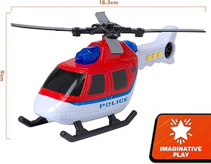Motor Zone 18.5cm Police Helicopter - CARS/GARAGE/TRAINS - Beattys of Loughrea