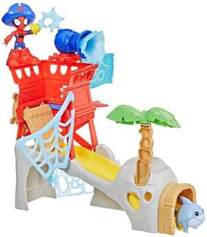 Spidey & Friends Spidey Island Playset - A/M, TRANSFORMERS - Beattys of Loughrea
