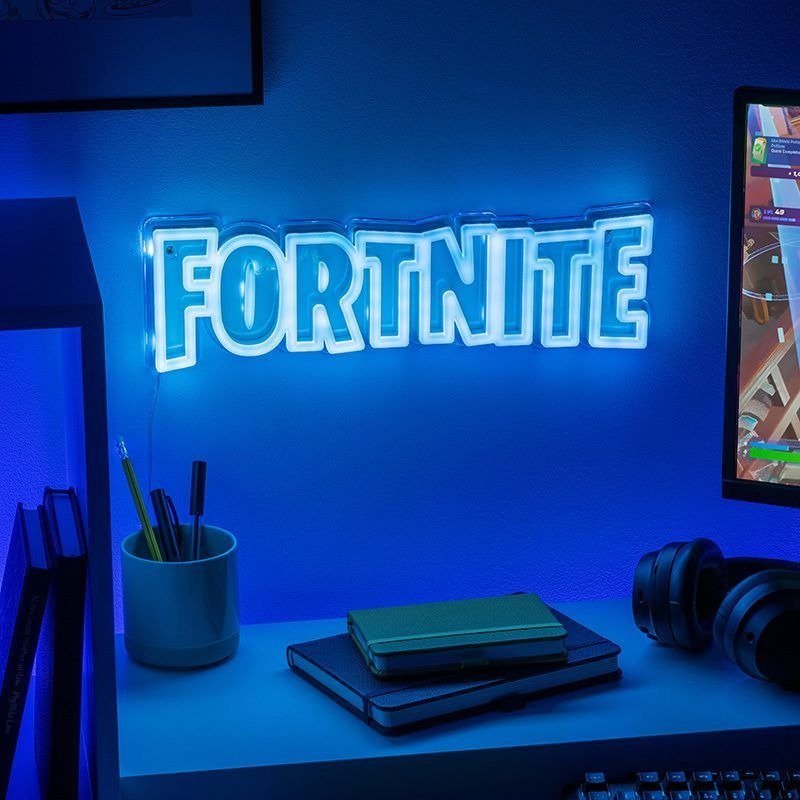 Fortnite Wall Mountable LED Neon Light - MUSICAL INSTRUMENTS - Beattys of Loughrea