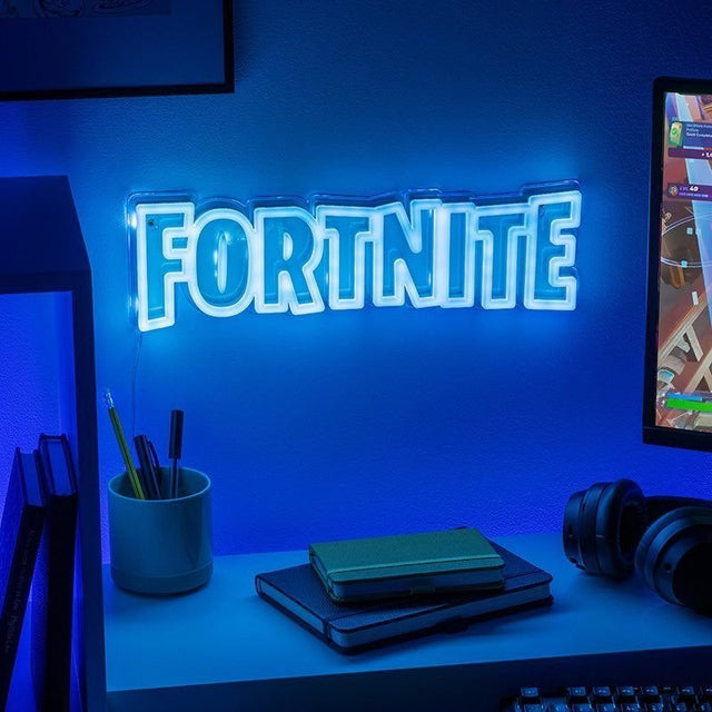 Fortnite Wall Mountable LED Neon Light - MUSICAL INSTRUMENTS - Beattys of Loughrea