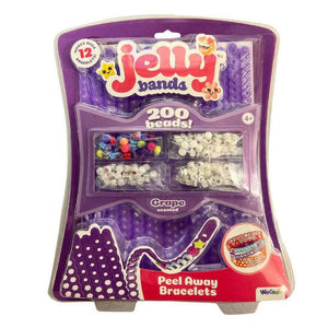 Jelly Bands Grape Scented Peel Away Bracelets - ART & CRAFT/MAGIC/AIRFIX - Beattys of Loughrea