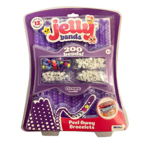 Jelly Bands Grape Scented Peel Away Bracelets - ART & CRAFT/MAGIC/AIRFIX - Beattys of Loughrea