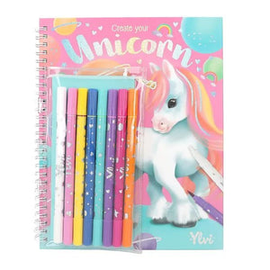 Ylvi - Colouring Book with Pen Set - ART & CRAFT/MAGIC/AIRFIX - Beattys of Loughrea