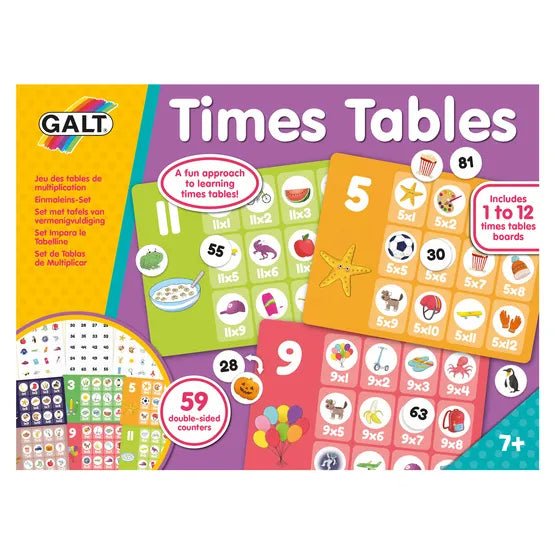 Play & Learn Times Tables - BOARD GAMES / DVD GAMES - Beattys of Loughrea