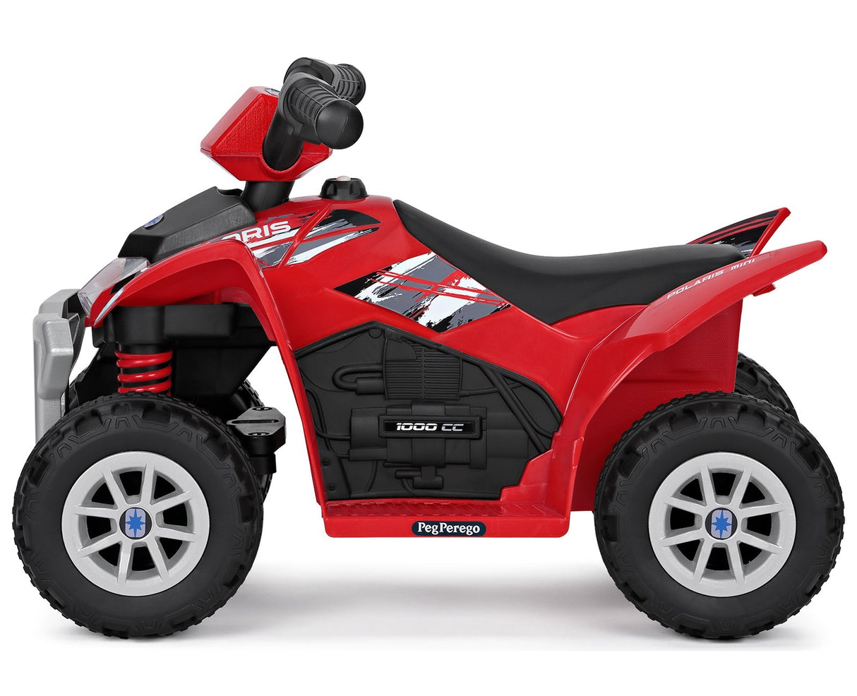 Peg Perego Polaris Mini 6 Volt Kids Ride - On Quad - BATTERY OPERATED RIDE ONS - Beattys of Loughrea