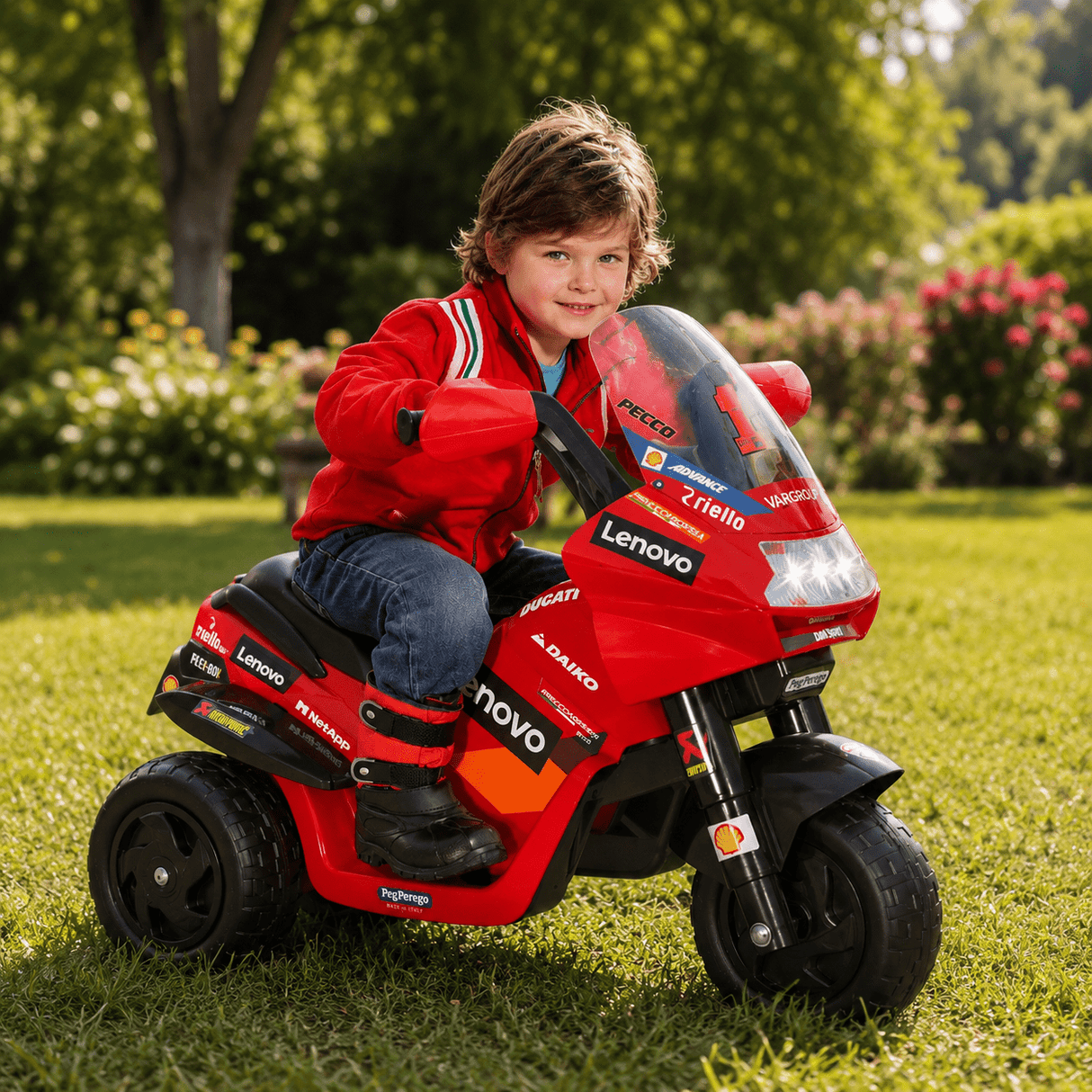Peg Perego Ducati Desmosedici Evo 6V Ride-on Motorbike - BATTERY OPERATED RIDE ONS - Beattys of Loughrea