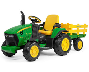John Deere 12v Remote Control Electric Ride - on Tractor & Trailer - BATTERY OPERATED RIDE ONS - Beattys of Loughrea