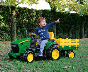 John Deere 12v Remote Control Electric Ride - on Tractor & Trailer - BATTERY OPERATED RIDE ONS - Beattys of Loughrea