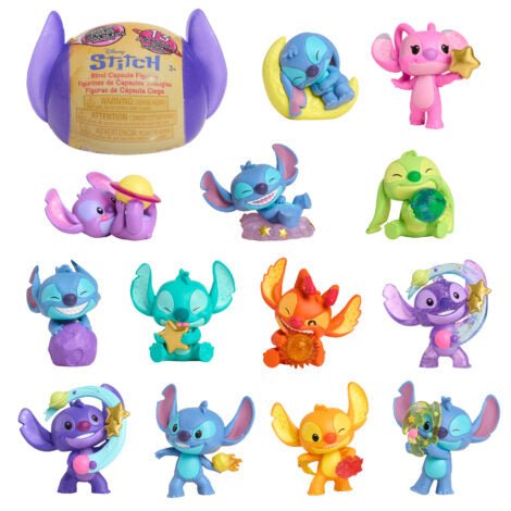Disney Stitch Outta This World Collectible Mini Figure Capsule - HALLOWEEN, PKT MONEY, JOKE - Beattys of Loughrea