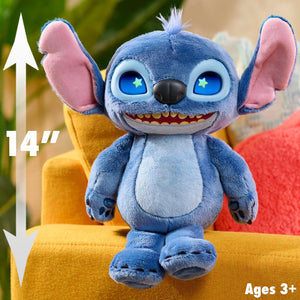 Disney Stitch Many Moods 14 - inch Interactive Plush - SOFT TOYS - Beattys of Loughrea
