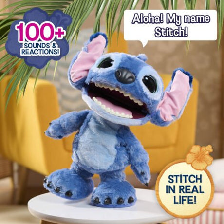 Disney Stitch Ultimate Interactive Feature Plush - SOFT TOYS - Beattys of Loughrea