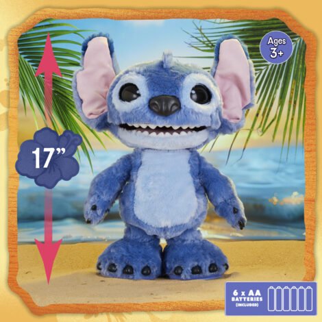 Disney Stitch Ultimate Interactive Feature Plush - SOFT TOYS - Beattys of Loughrea