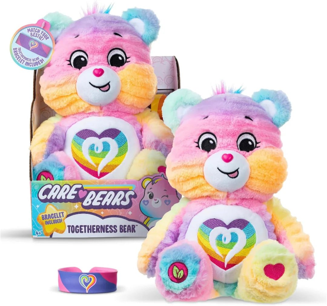 Care Bears 35cm Colour Splash - Togetherness Bear - SOFT TOYS - Beattys of Loughrea