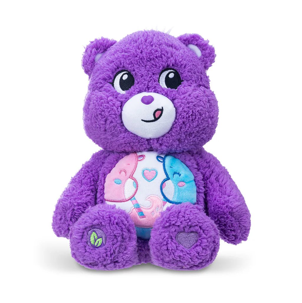 Care Bears 35cm Cosy Collection - Share Bear - SOFT TOYS - Beattys of Loughrea