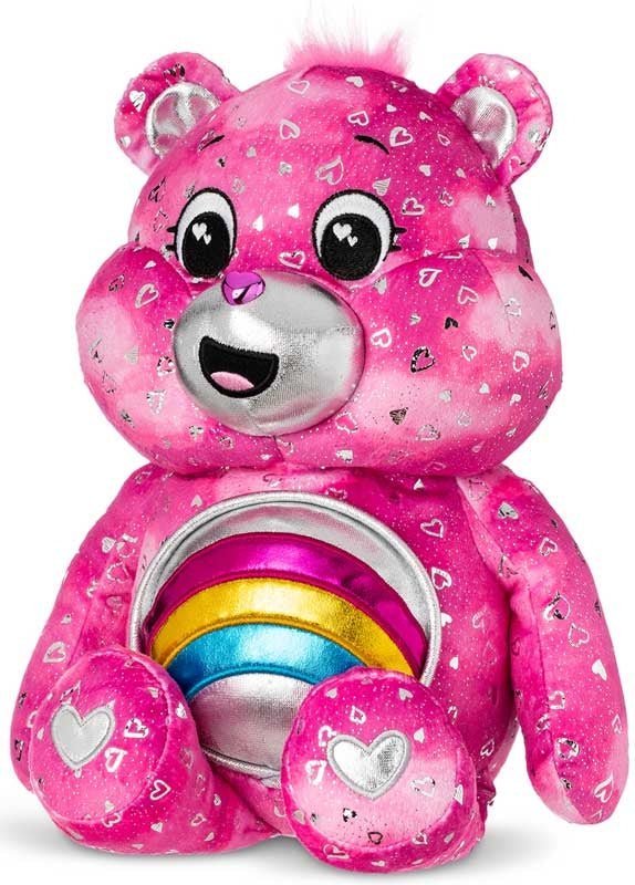 Care Bears Glowing Belly - Cheer Bear - SOFT TOYS - Beattys of Loughrea