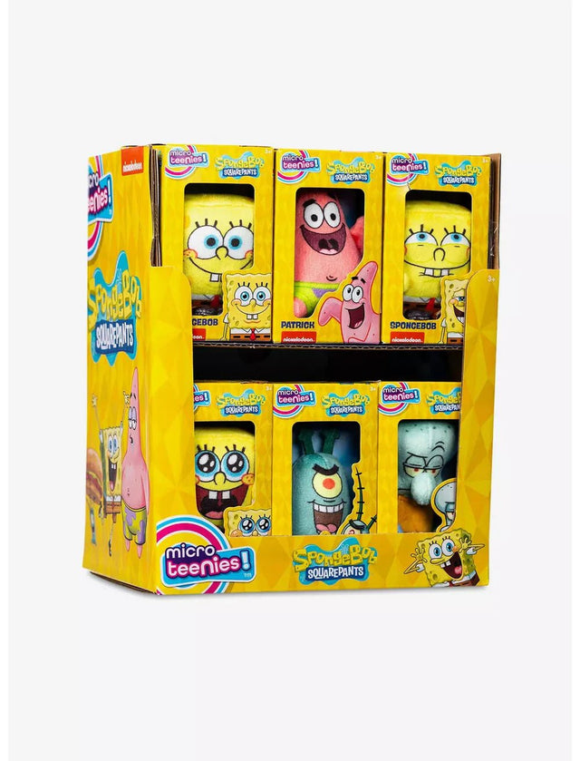 Micro Teenies – Spongebob Squarepants Assorted Styles - SOFT TOYS - Beattys of Loughrea