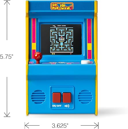 Arcade Classics Ms. Pac - Man - Retro Mini Arcade Game - HANDGAMES/VIRTUAL PET/FURBY - Beattys of Loughrea