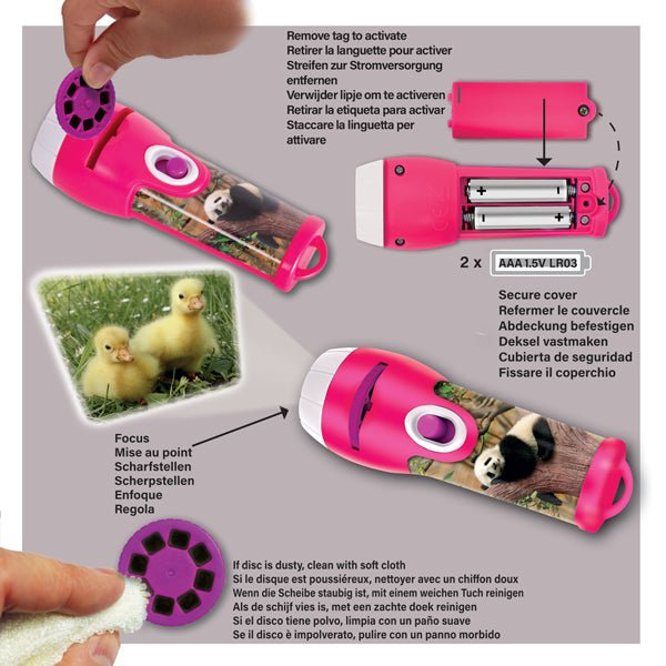 Cute & Cuddly Torch and Projector - Beattys of Loughrea | www.beattys.ie