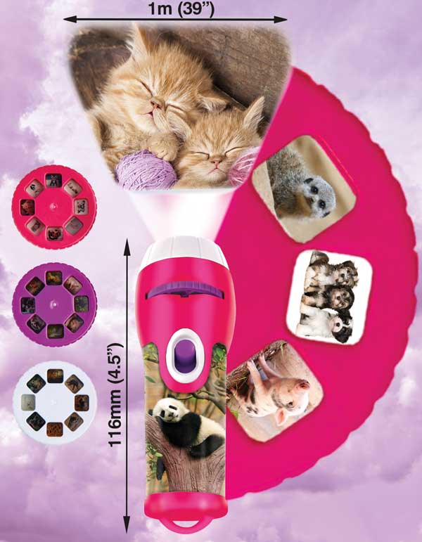 Cute & Cuddly Torch and Projector - Beattys of Loughrea | www.beattys.ie